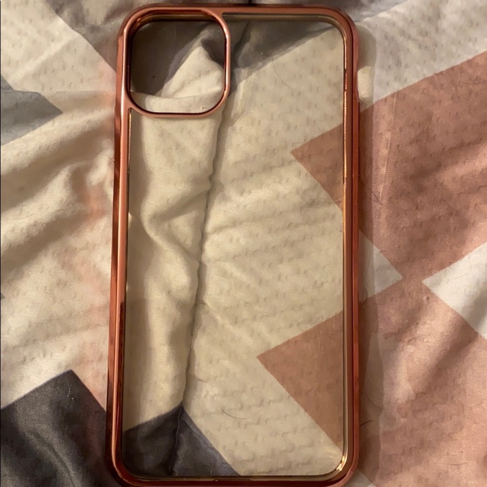 Rose Gold/ Clear 11 Pro Max Case